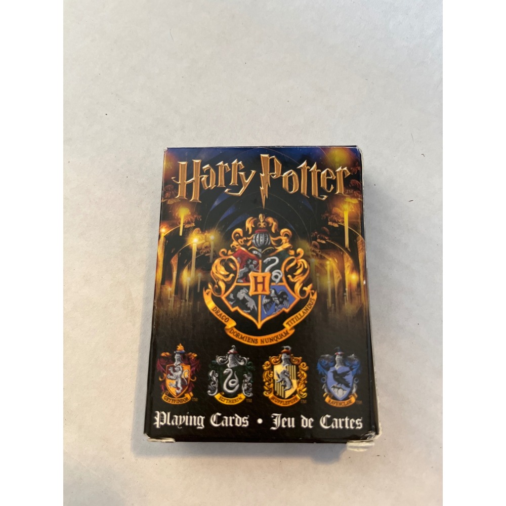 Harry‎ Potter Hogwarts House Themed Playing Cards Deck Warner Bros 2015